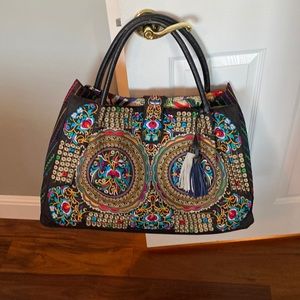 Gorgeous embroidered tote.